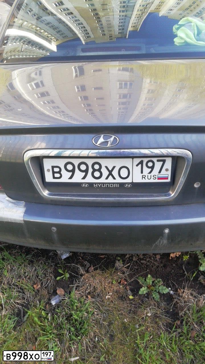 Фото автомобиля TAGAZ SONATA, 2007 — госномер К178ХВ177. Цвет: СЕРЫЙ