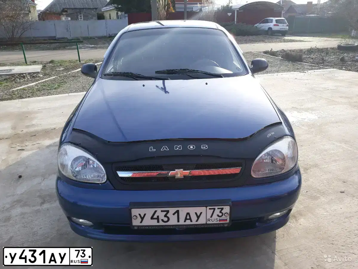 Фото автомобиля ZAZ LANOS, 2008 — госномер М356АТ82. Цвет: синий