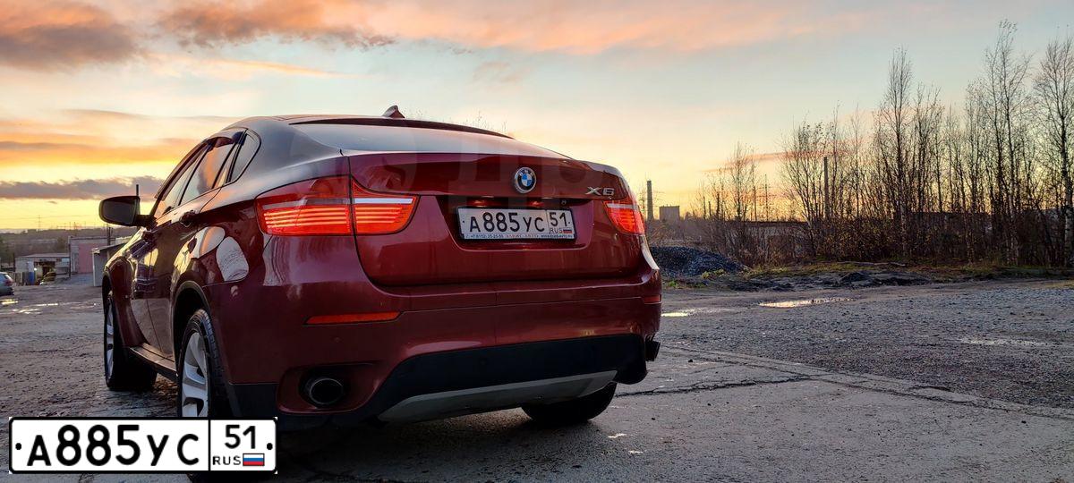 Фото автомобиля BMW X6, 2008 — госномер С856УК164. Цвет: ВИШНЕВЫЙ