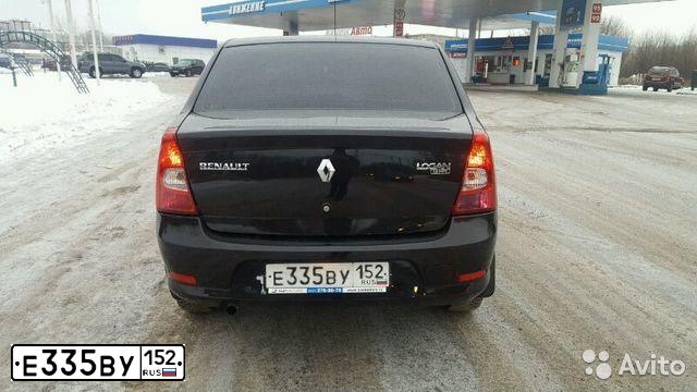 Фото автомобиля RENAULT LOGAN, 2011 — госномер Н437СА43. Цвет: ЧЕРНЫЙ