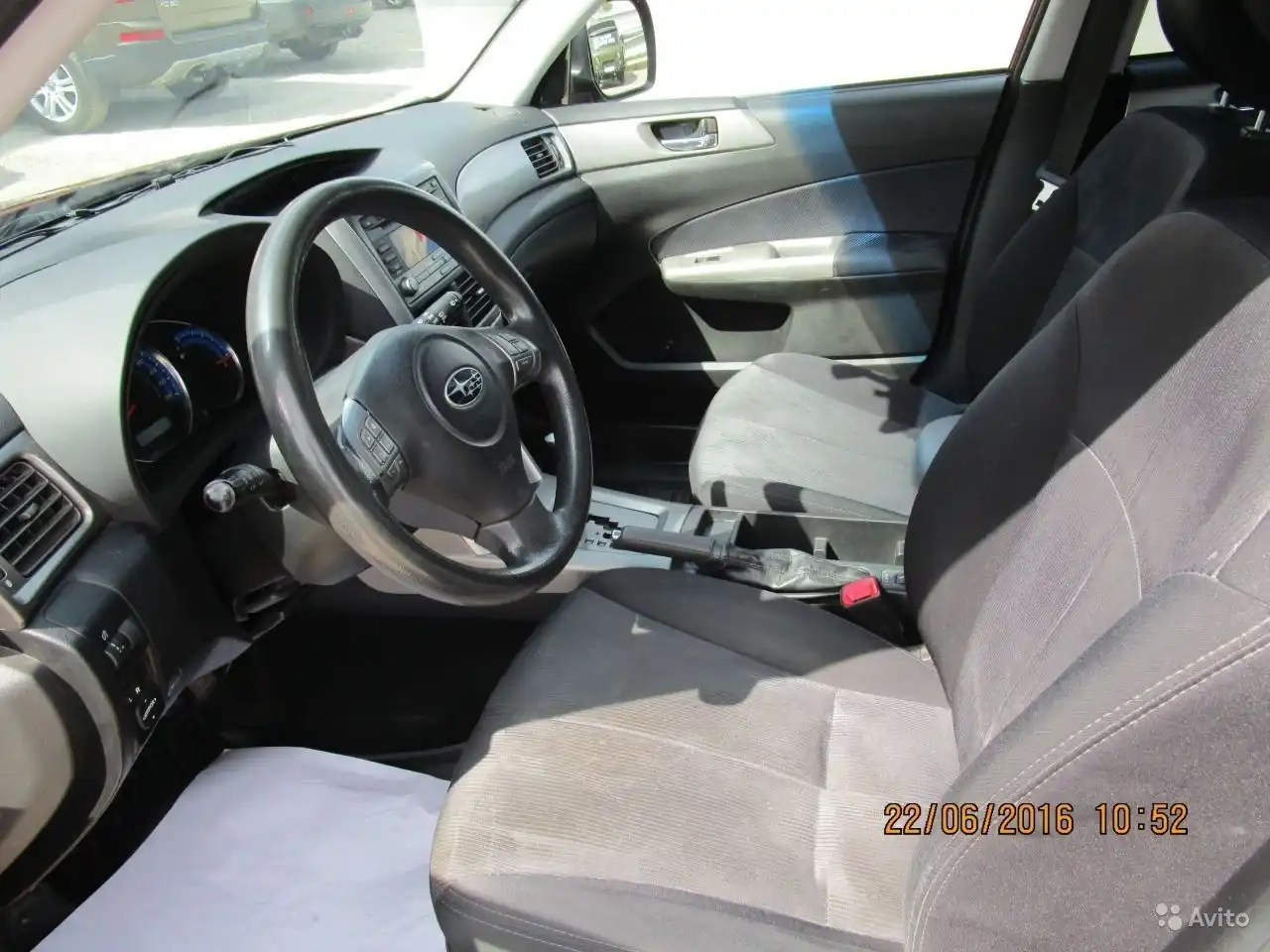 Фото автомобиля SUBARU FORESTER, 2008 — госномер О717КТ11. Цвет: КРАСНЫЙ