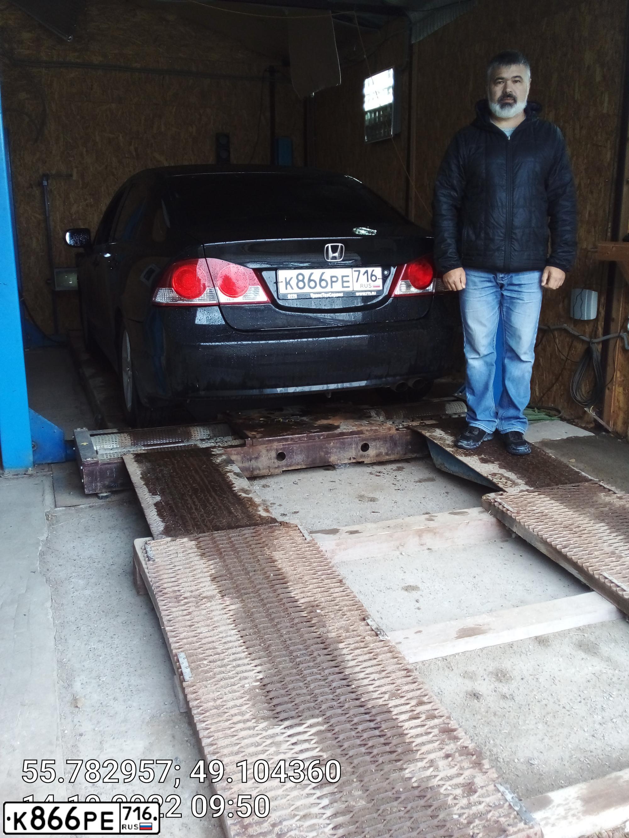 Фото автомобиля HONDA CIVIC, 2008 — госномер М537ВУ716