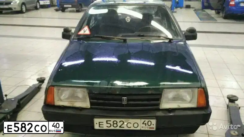 Фото автомобиля LADA 2109, 2003 — госномер О395НТ761. Цвет: Темно-зеленый