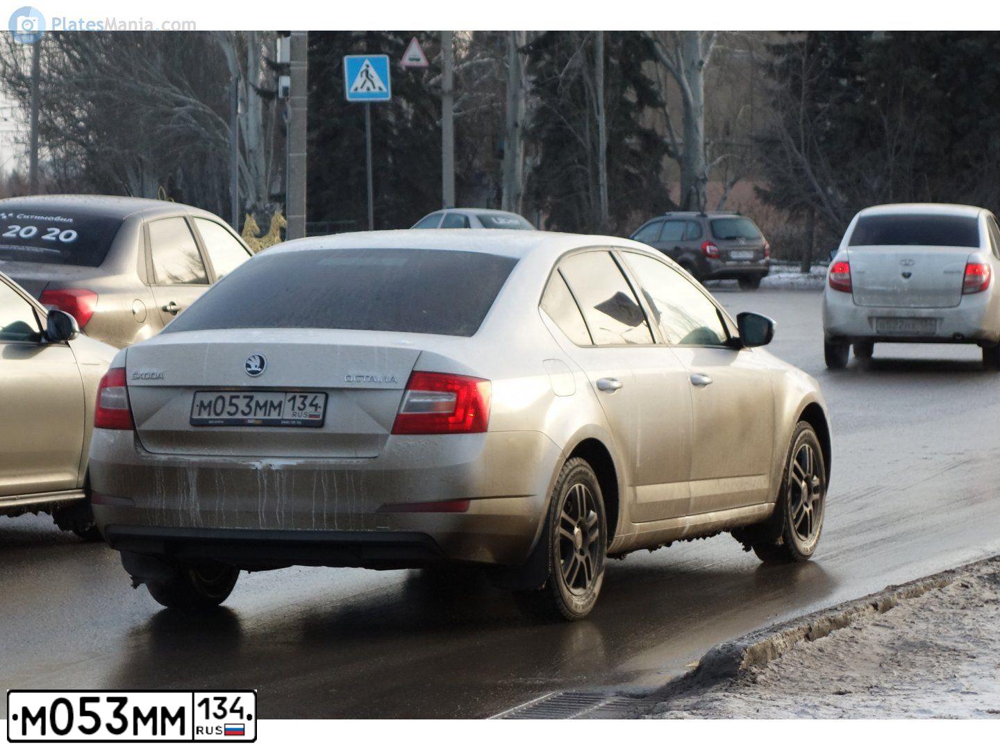 Фото автомобиля SKODA OCTAVIA, 2014 — госномер М432МА134. Цвет: Белый