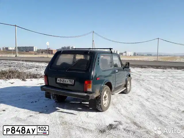 Фото автомобиля LADA 2121 NIVA, 1996 — госномер Р848АУ102. Цвет: МУРЕНА