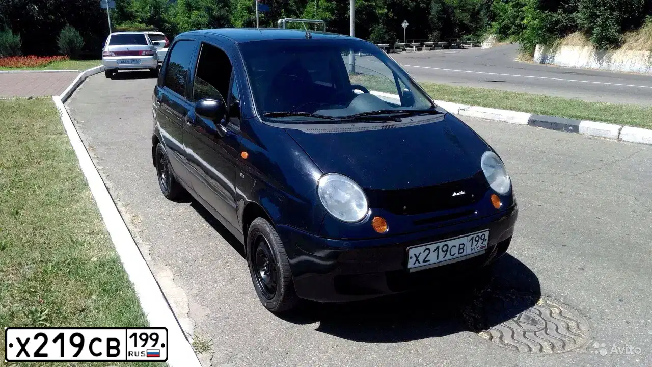 Фото автомобиля DAEWOO MATIZ, 2009 — госномер С847АВ550. Цвет: Темно-синий