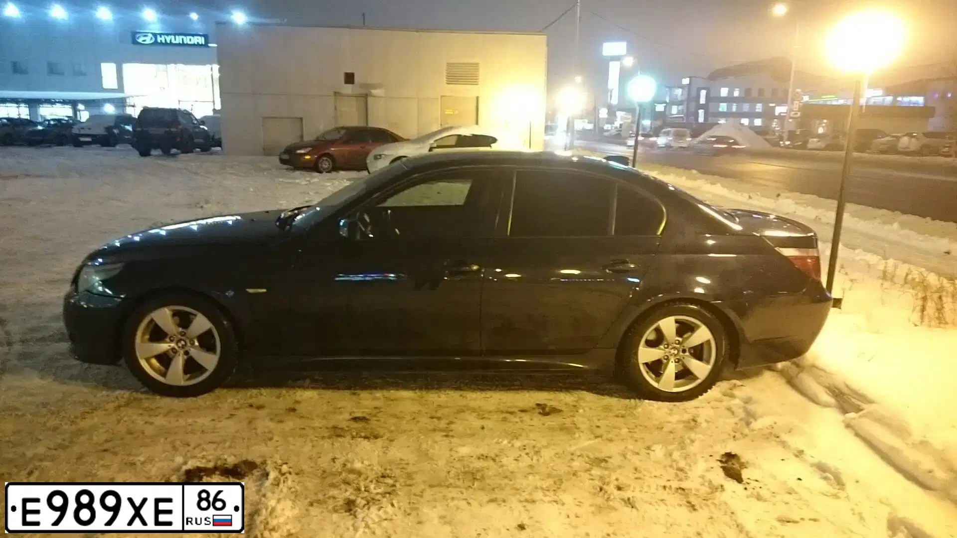 Фото автомобиля BMW SERIE 5, 2004 — госномер К707ЕУ150. Цвет: СИНИЙ