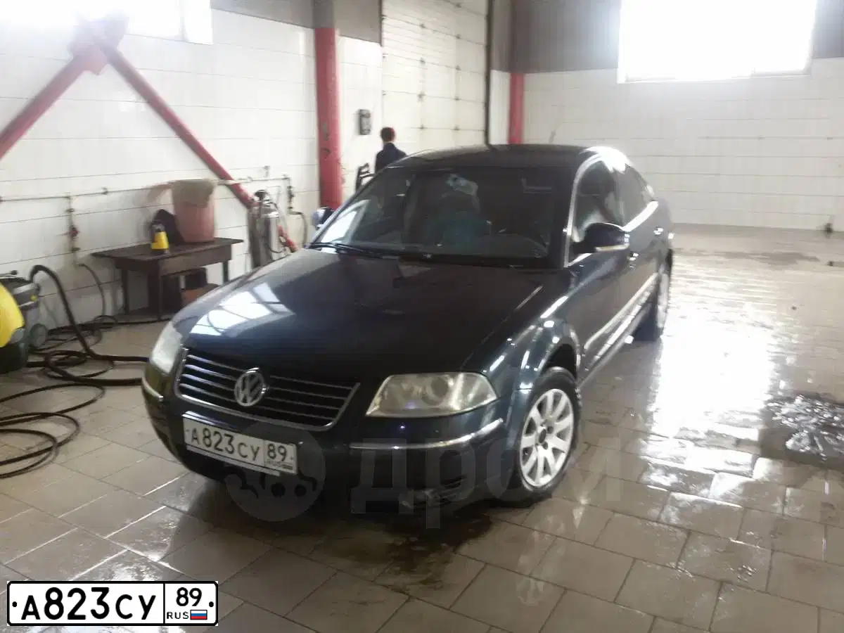 Фото автомобиля VOLKSWAGEN PASSAT, 2004 — госномер А922УМ186. Цвет: Серо-Синий