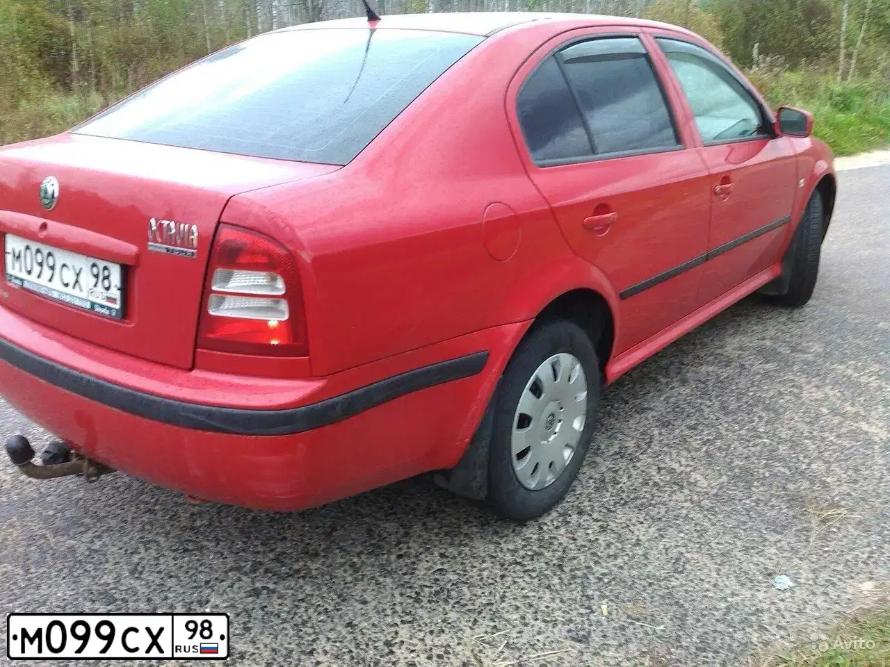 Фото автомобиля SKODA OCTAVIA, 2006 — госномер Е604РА53. Цвет: КРАСНЫЙ