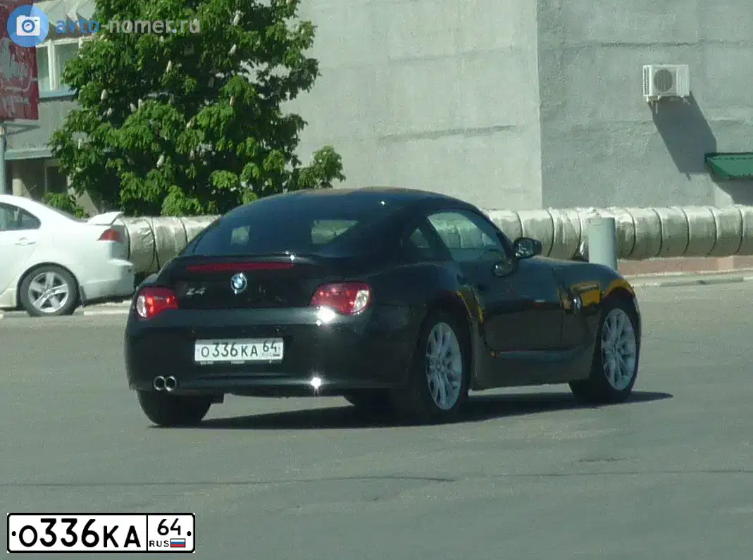 Фото автомобиля BMW Z 4, 2007 — госномер Р829СМ64. Цвет: ЧЕРНЫЙ