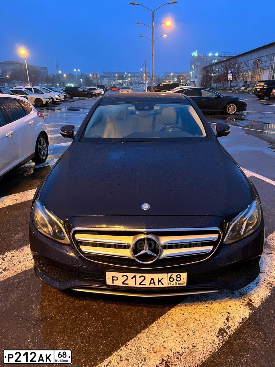 Фото автомобиля MERCEDES E-KLASSE, 2016 — госномер У318НО31