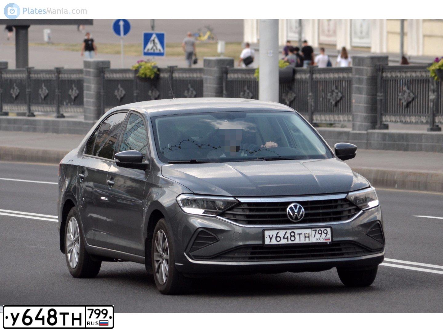 Фото автомобиля VOLKSWAGEN POLO, 2020 — госномер У648ТН799. Цвет: СЕРЫЙ
