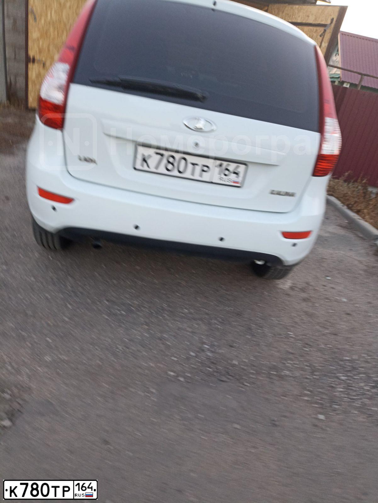 Фото автомобиля LADA 2192 KALINA, 2013 — госномер С252ВН68. Цвет: Белый