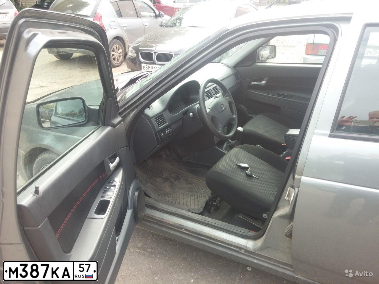 Фото автомобиля LADA 2170 PRIORA, 2011 — госномер М387КА57. Цвет: средний серо-зеленый металлик