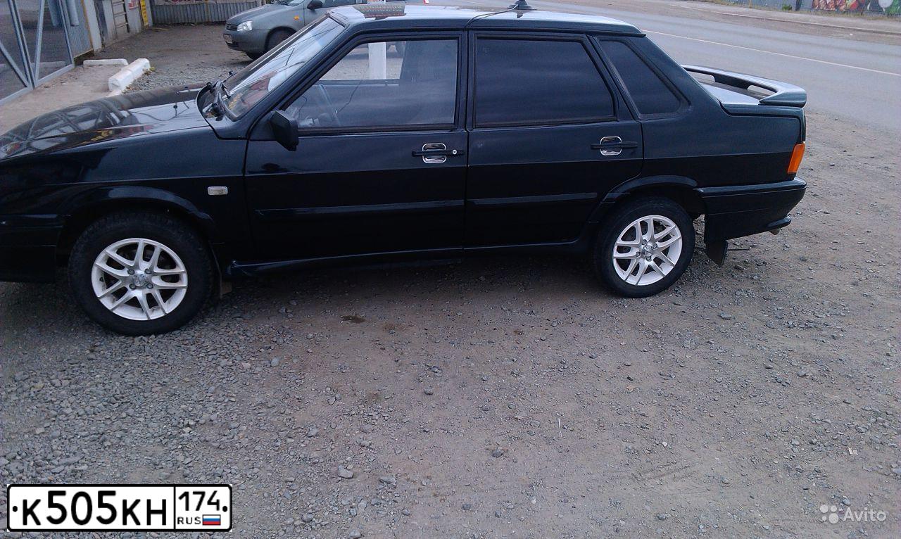 Фото автомобиля LADA 2115 SAMARA, 2010 — госномер А707НА174. Цвет: Сине-Черный