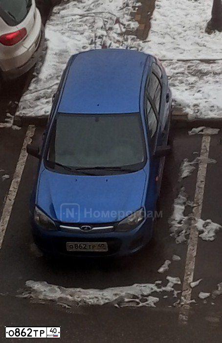Фото автомобиля TOYOTA VENZA, 2009 — госномер О862ТР40. Цвет: ТЕМНО-СЕРЫЙ
