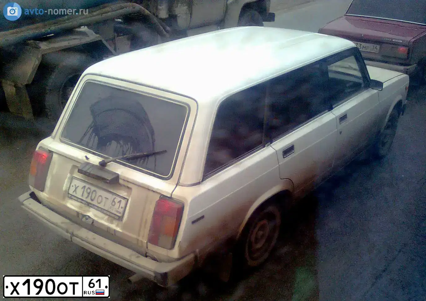 Фото автомобиля LADA 2104, 2004 — госномер К928ХР134. Цвет: Белый