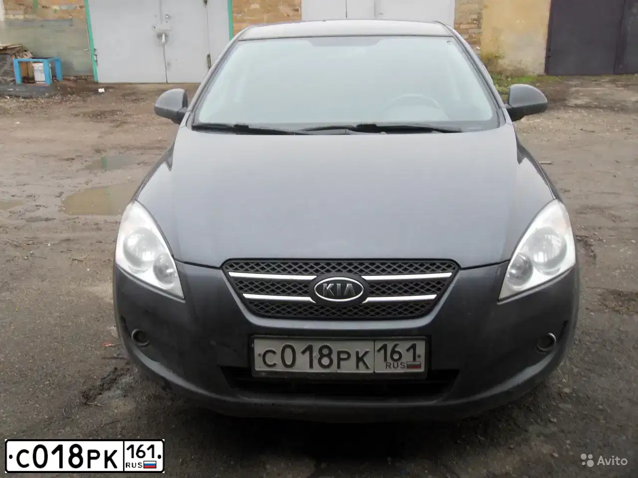 Фото автомобиля KIA CEE'D, 2008 — госномер А871АХ136. Цвет: СЕРЫЙ