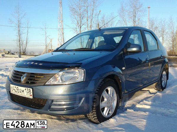 Фото автомобиля RENAULT LOGAN, 2014 — госномер У219МТ03. Цвет: синий