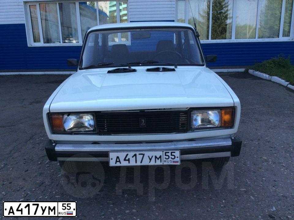 Фото автомобиля LADA 2105, 1997 — госномер А417УМ55. Цвет: Белый