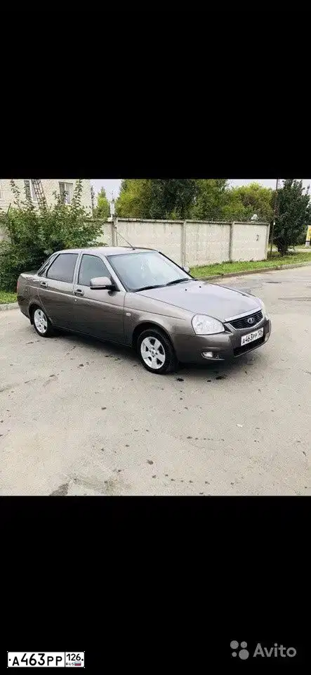 Фото автомобиля LADA 2170 PRIORA, 2014 — госномер А463РР126. Цвет: Золотисто-Коричневый