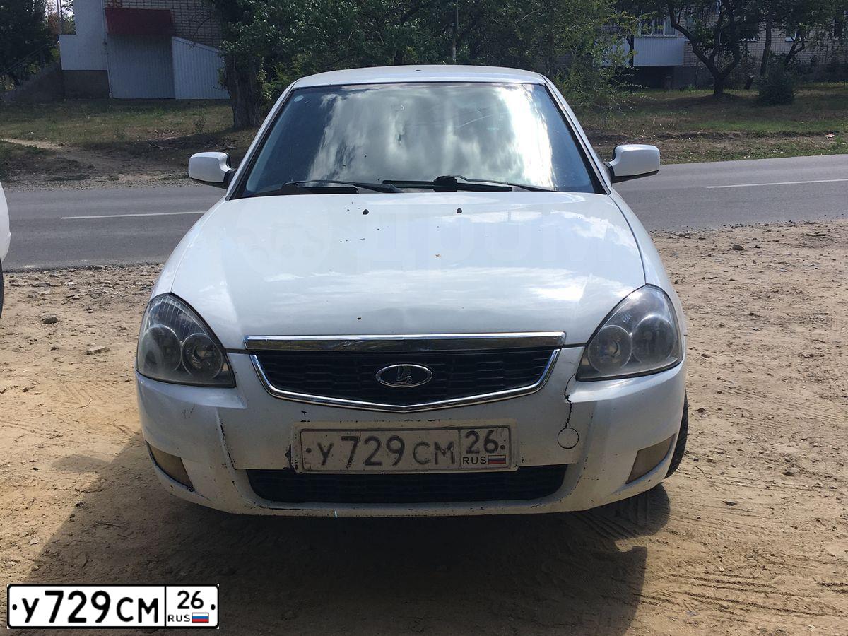 Фото автомобиля LADA PRIORA, 2011 — госномер В591СМ09. Цвет: Белый