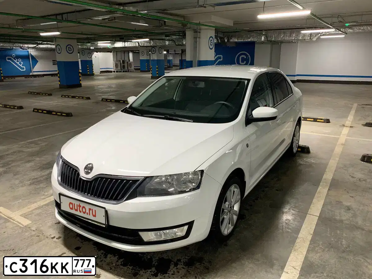 Фото автомобиля SKODA RAPID, 2014 — госномер С744МК716