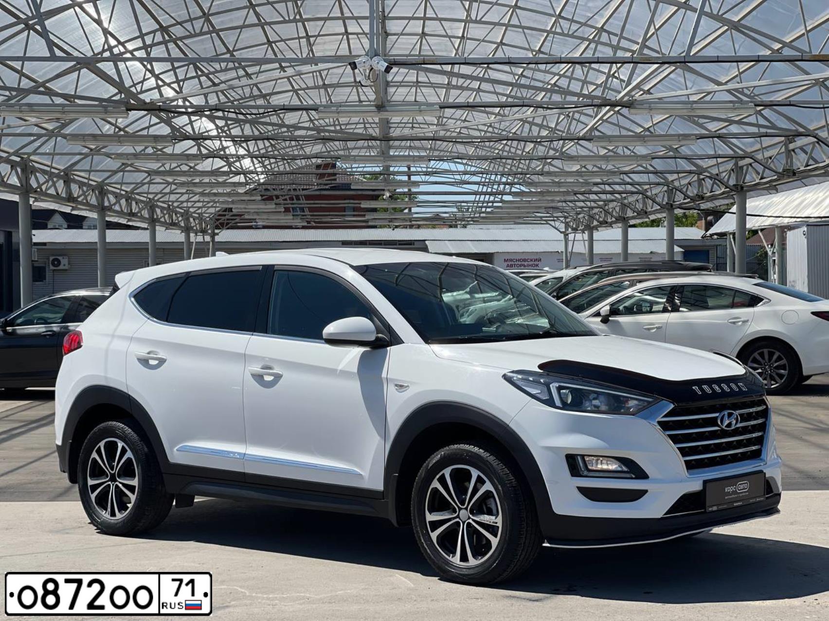 Фото автомобиля HYUNDAI IX35, 2013 — госномер Т456НУ71. Цвет: Белый