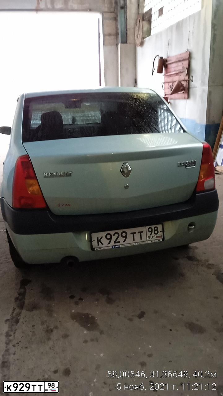 Фото автомобиля RENAULT LOGAN SR, 2006 — госномер К605МТ53
