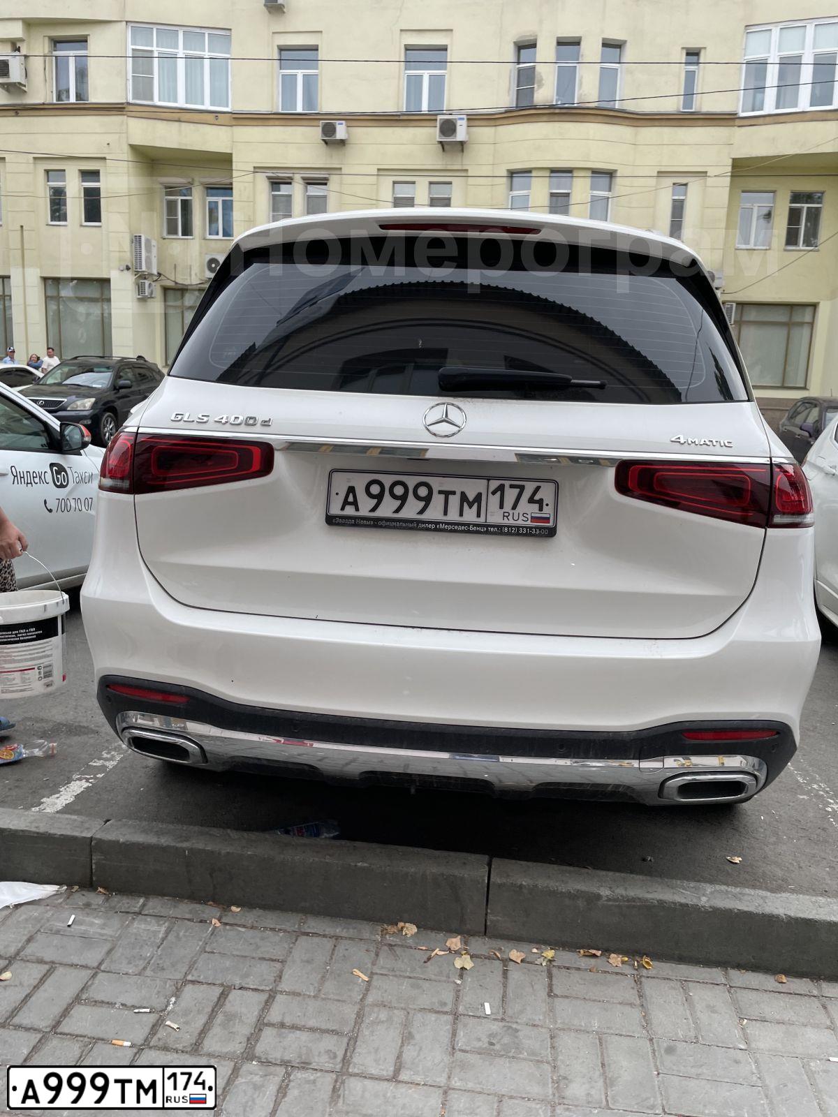 Фото автомобиля VOLVO S80, 2003 — госномер А999ТМ174. Цвет: ЧЕРНЫЙ