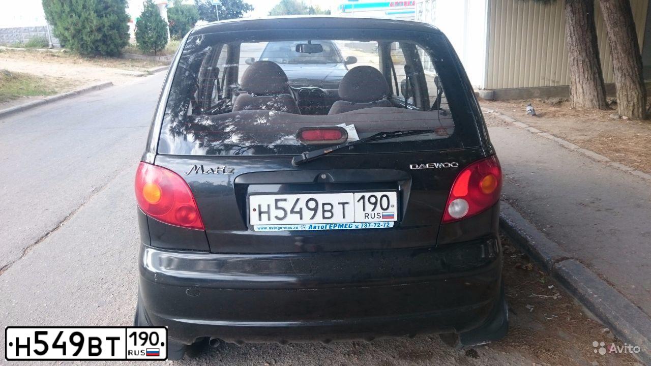 Фото автомобиля DAEWOO MATIZ, 2010 — госномер В791АК181. Цвет: ЧЕРНЫЙ