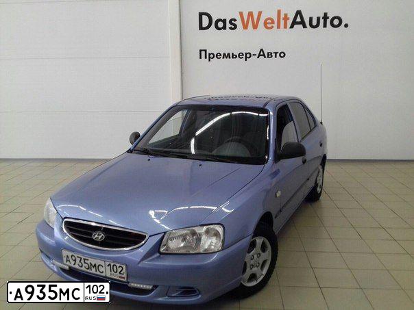 Фото автомобиля TAGAZ ACCENT, 2007 — госномер В890ХА702. Цвет: ФИОЛЕТОВЫЙ