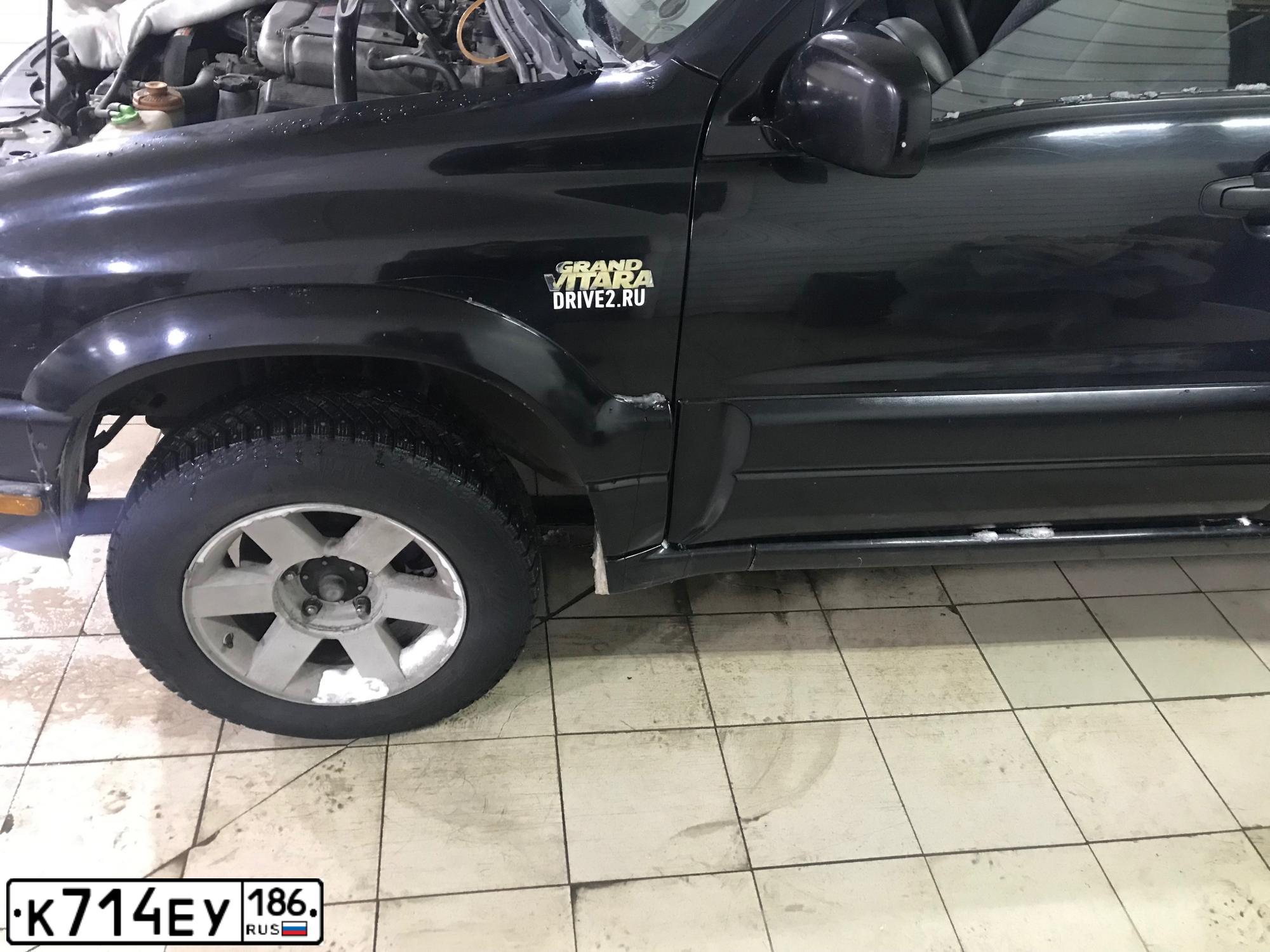Фото автомобиля SUZUKI /GRAND/ VITARA, 2001 — госномер С794ВН123. Цвет: ЧЕРНЫЙ