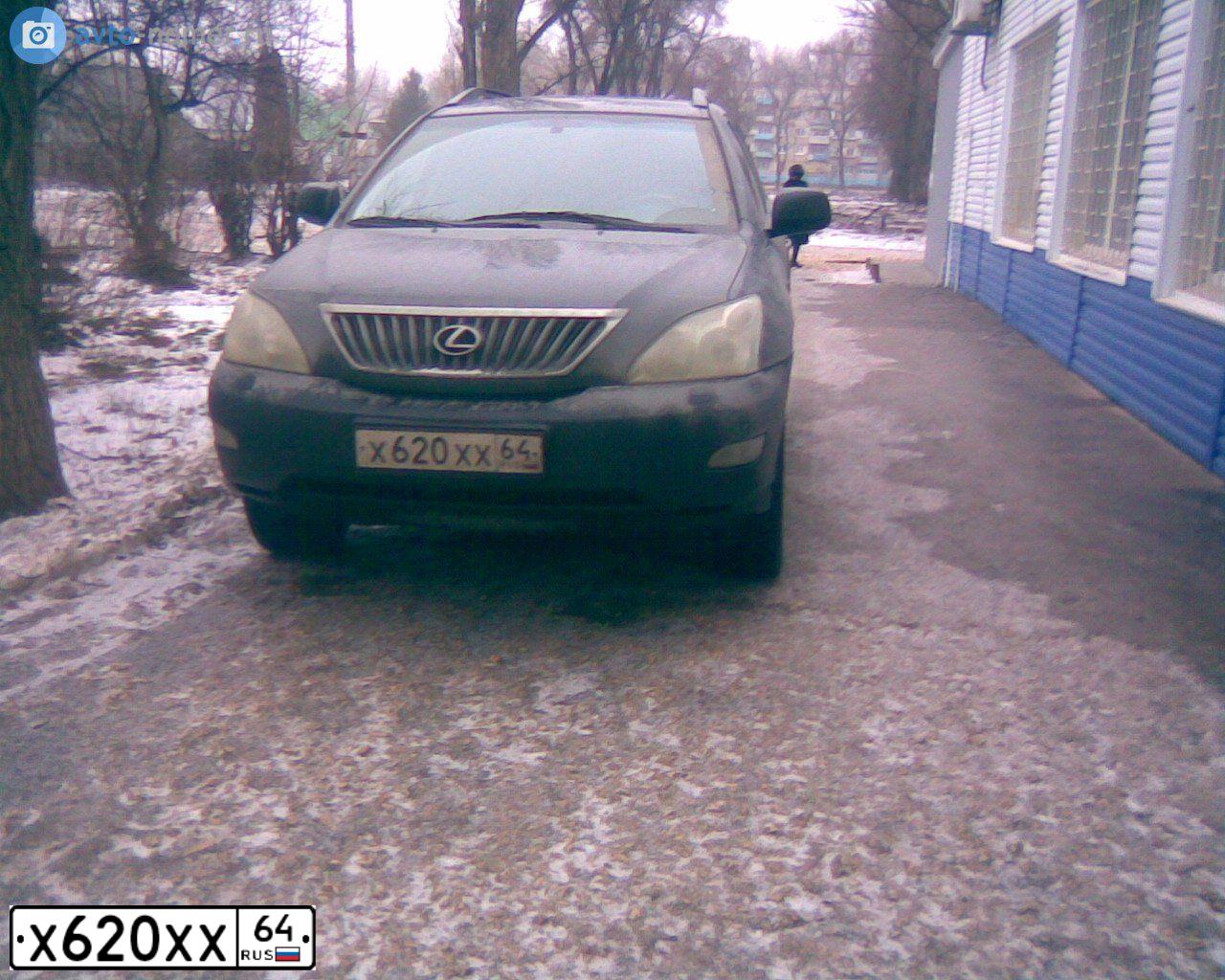 Фото автомобиля LEXUS RX, 2007 — госномер В574НВ164. Цвет: ЧЕРНЫЙ