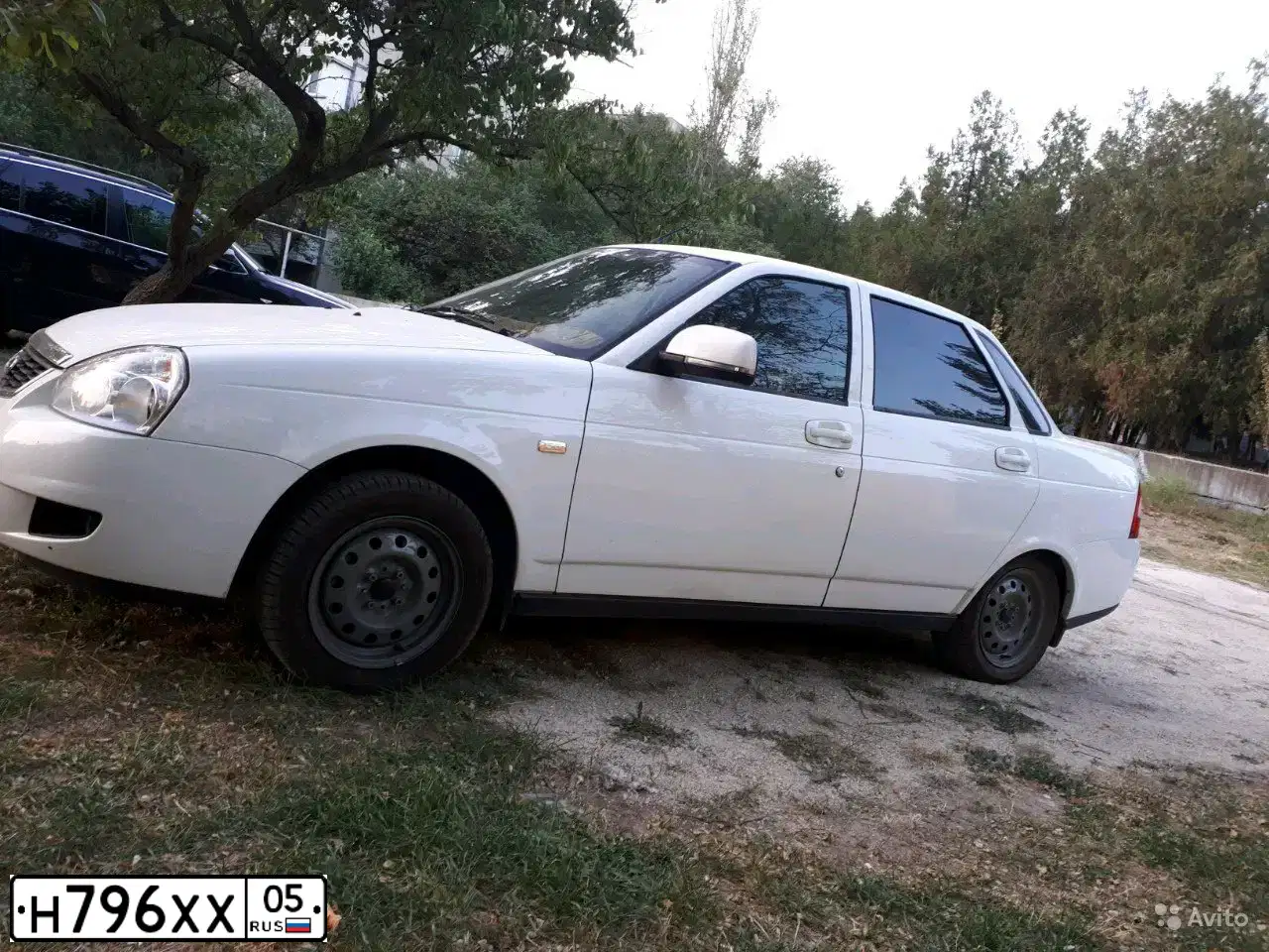 Фото автомобиля LADA 2170 PRIORA, 2015 — госномер О141НМ05. Цвет: Белый