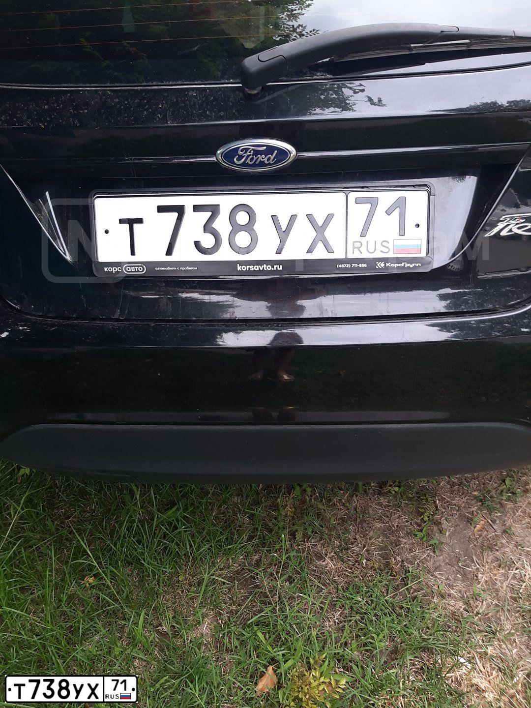 Фото автомобиля FORD FIESTA / ASPIRE, 2015 — госномер Р750УЕ71. Цвет: ЧЕРНЫЙ