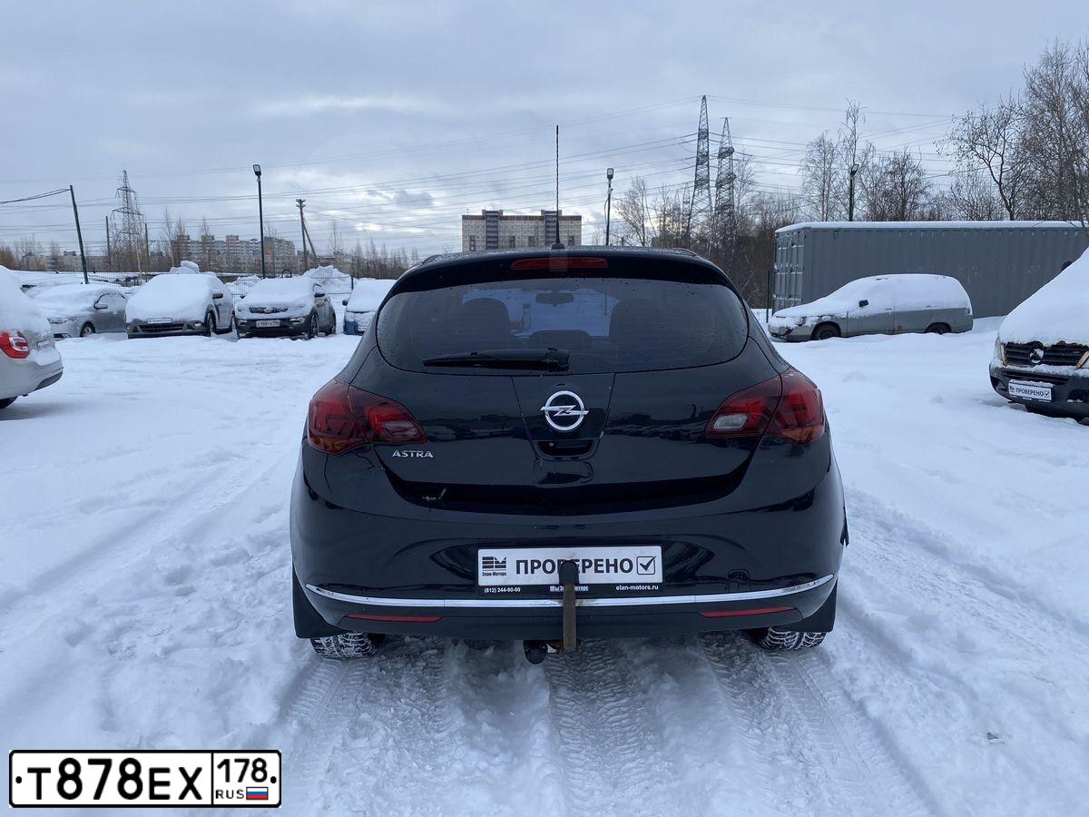 Фото автомобиля OPEL ASTRA, 2014 — госномер Т878ЕХ178. Цвет: ЧЕРНЫЙ МЕТАЛЛИК