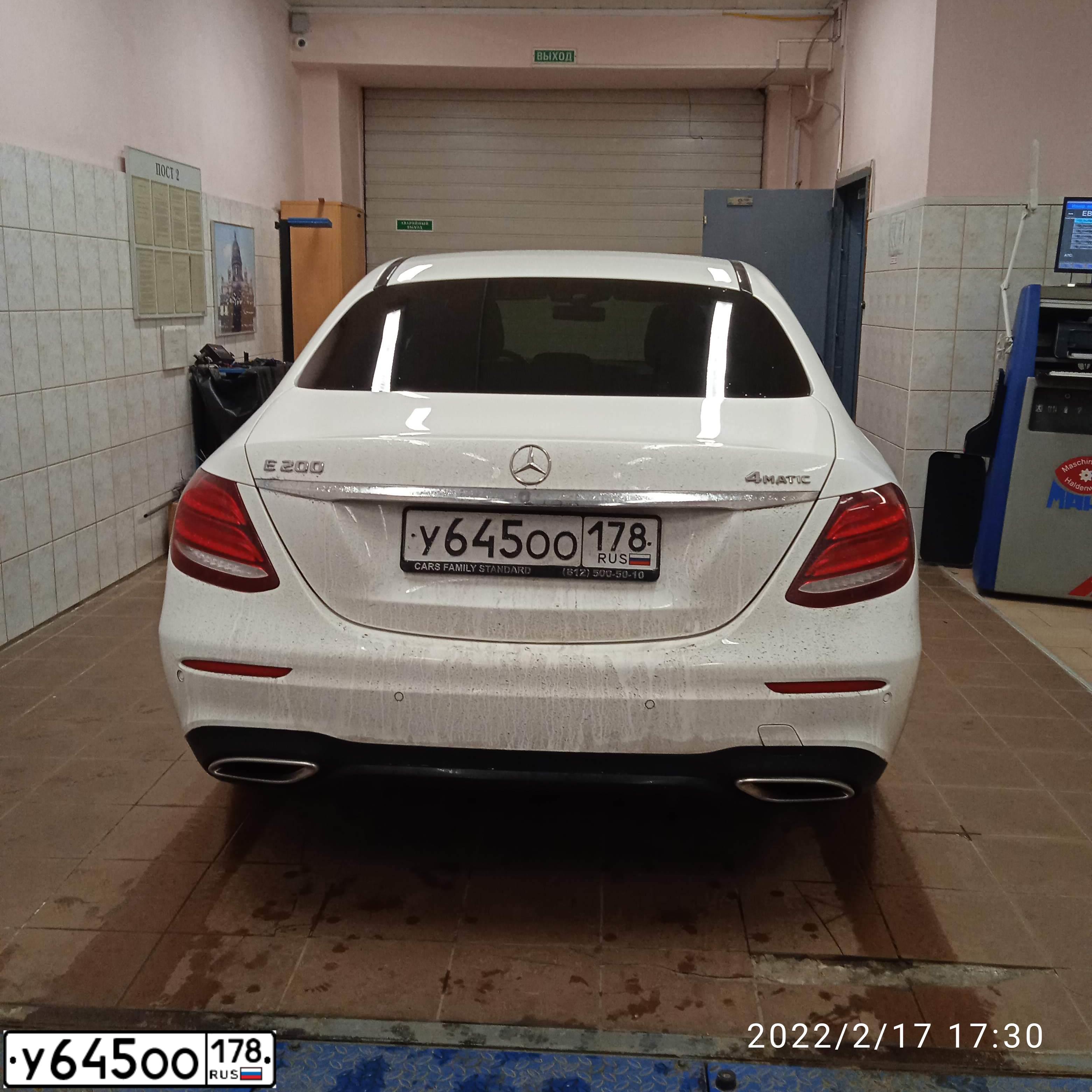 Фото автомобиля MERCEDES-BENZ E-CLASS, 2016 — госномер М347МХ198