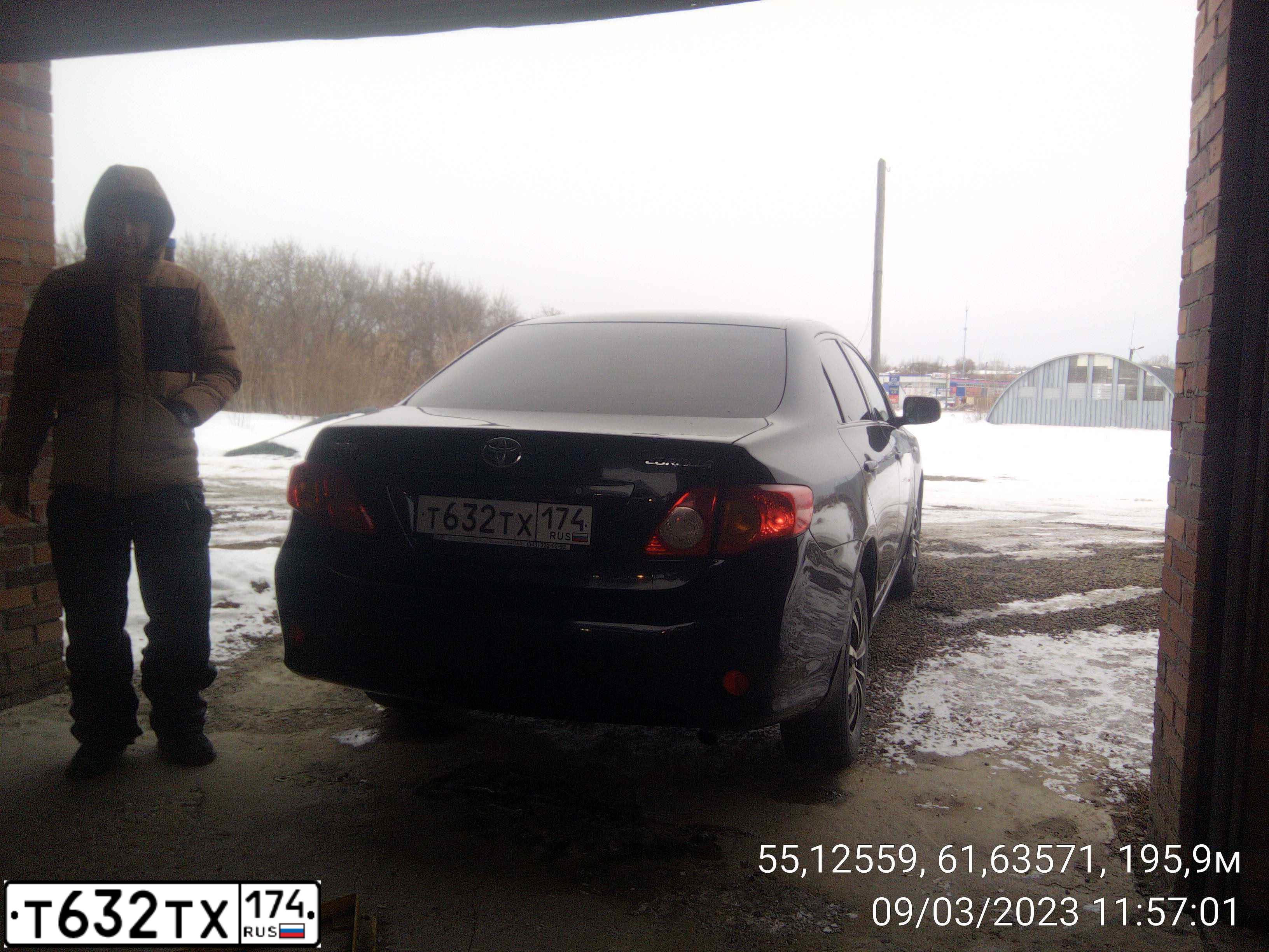 Фото автомобиля TOYOTA COROLLA, 2007 — госномер А027ЕО774
