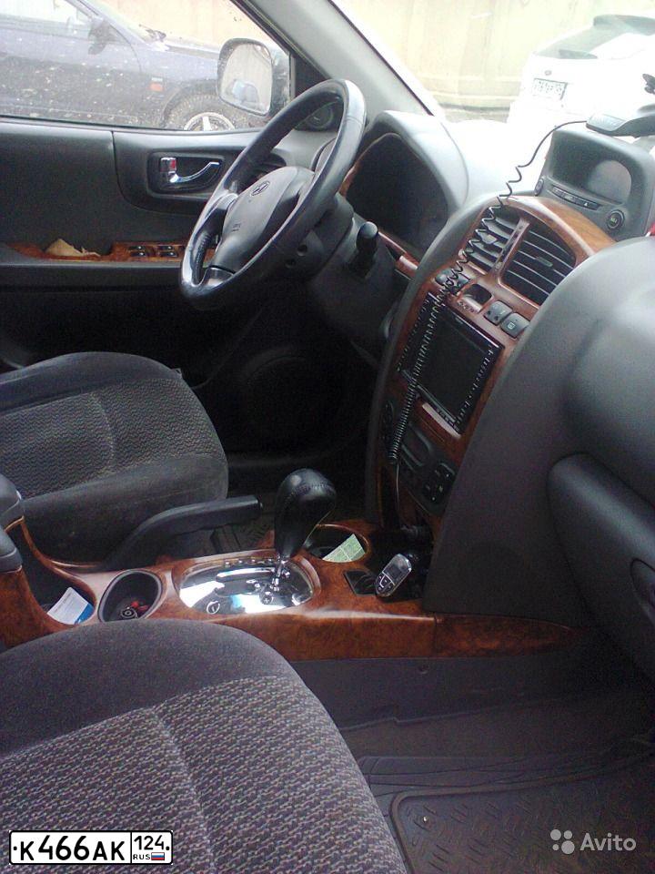 Фото автомобиля HYUNDAI SANTA FE, 2003 — госномер К466АК124. Цвет: ЧЕРНЫЙ