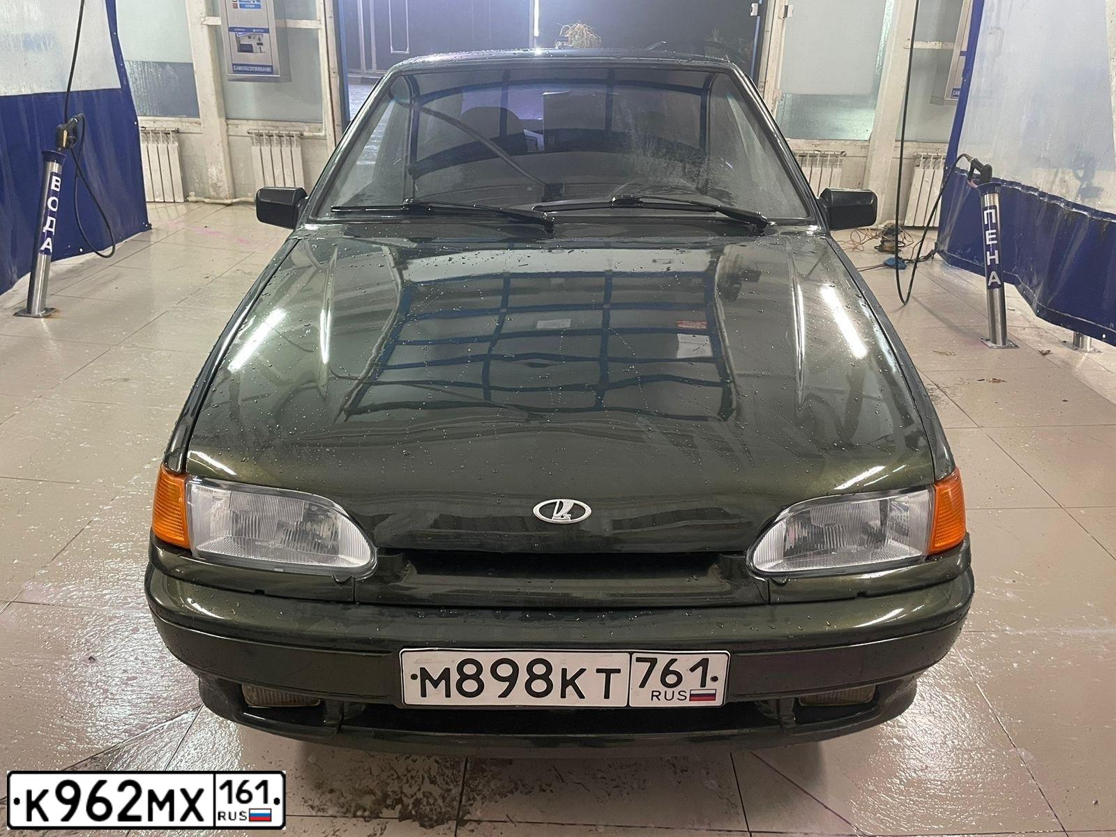 Фото автомобиля LADA 2114 SAMARA, 2006 — госномер М898КТ761. Цвет: ЗОЛОТИСТЫЙ ТЕМНО-ЗЕЛ