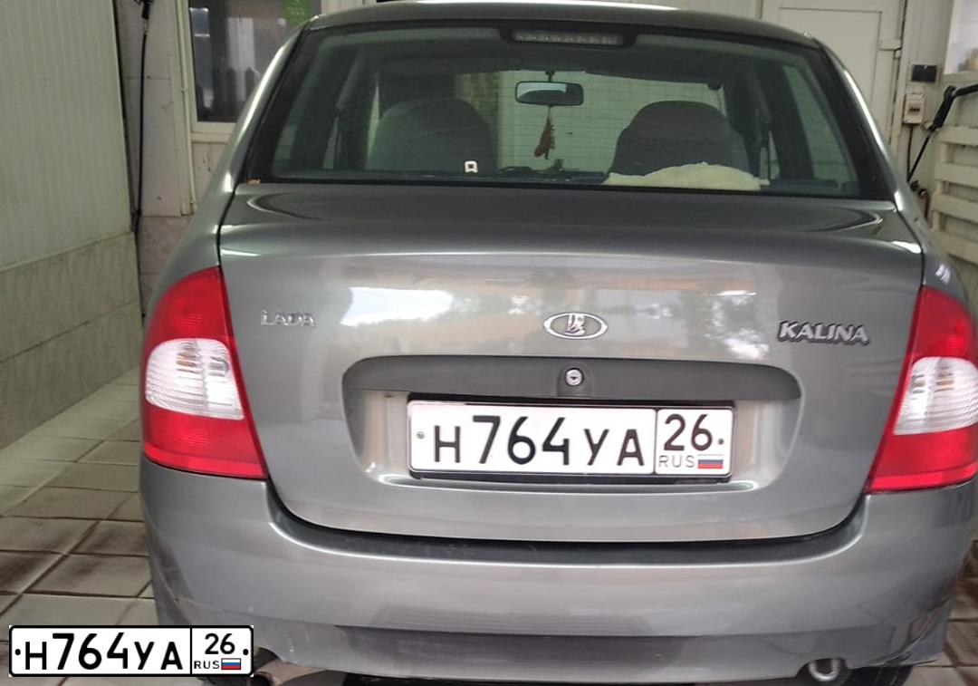Фото автомобиля LADA 1118 KALINA, 2010 — госномер К212РТ71. Цвет: ТЕМНО СЕРЫЙ МЕТАЛЛИК