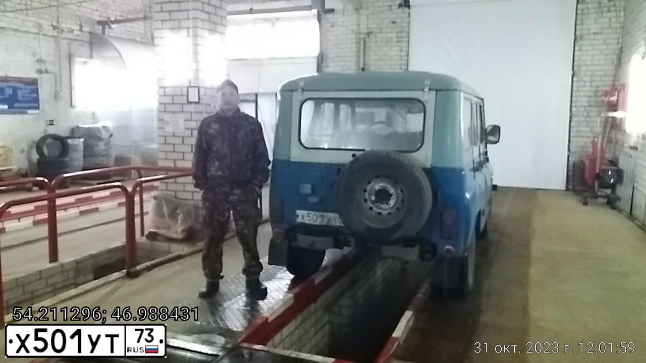 Фото автомобиля UAZ 3151, 1996 — госномер Р175ТС73. Цвет: СЕРО-ГОЛУБОЙ