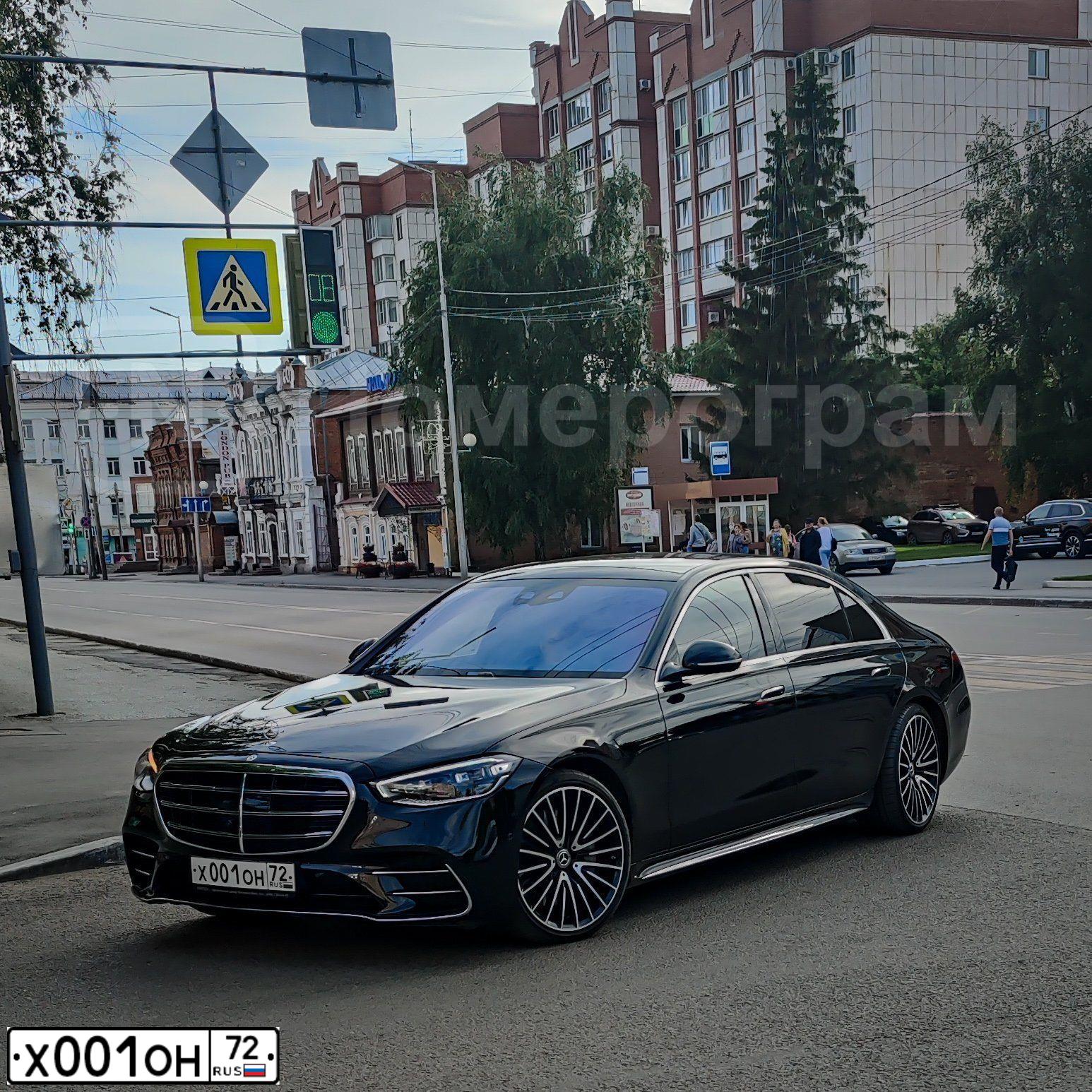 Фото автомобиля MERCEDES-BENZ S580, 2021 — госномер Т720ВТ323. Цвет: ЧЕРНЫЙ