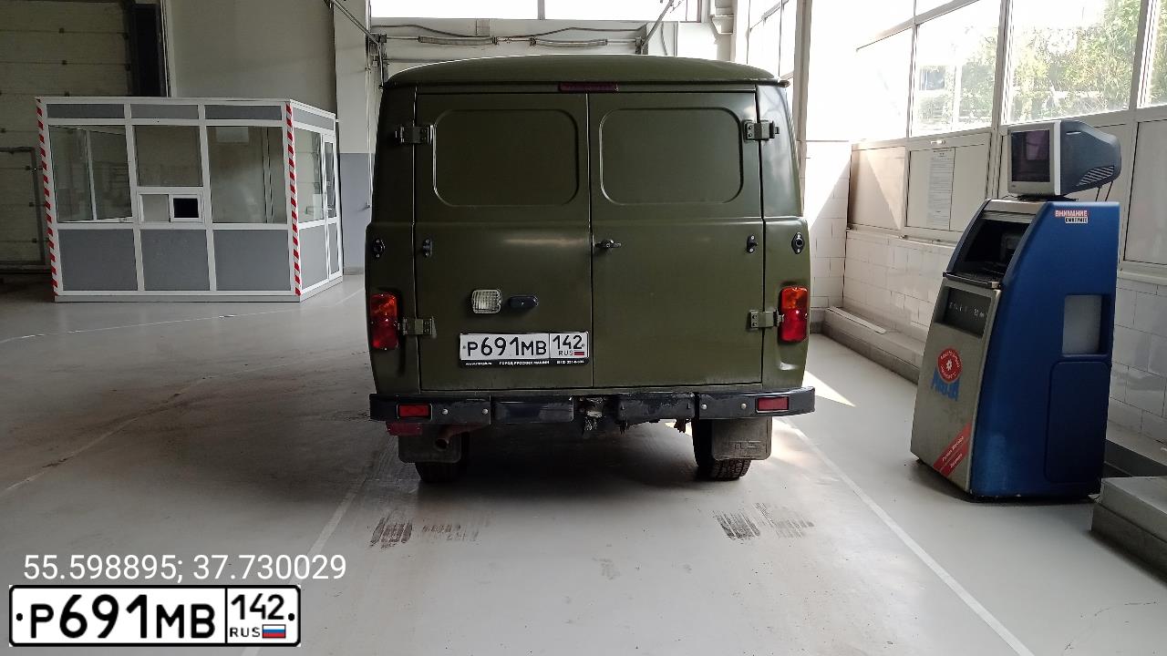 Фото автомобиля UAZ 3909, 2020 — госномер Р691МВ142. Цвет: ЗЕЛЕНЫЙ