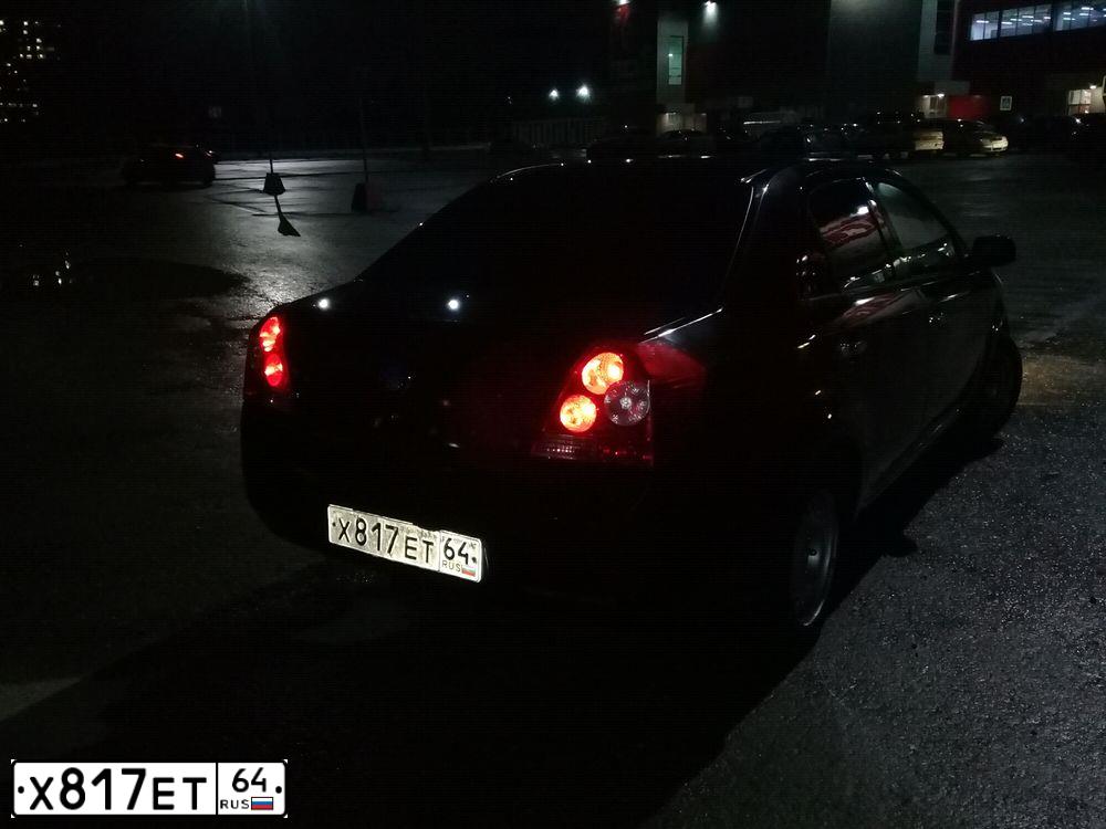 Фото автомобиля GEELY MK, 2010 — госномер Х817ЕТ64. Цвет: ЧЕРНЫЙ