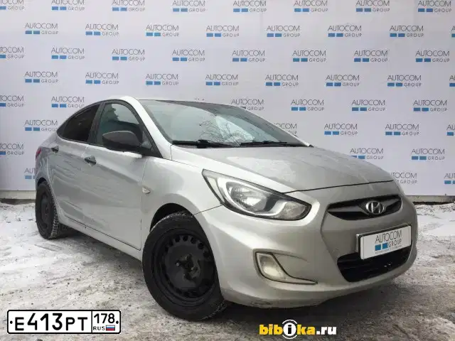 Фото автомобиля HYUNDAI SOLARIS, 2011 — госномер Н977ВК10. Цвет: СЕРЕБРИСТЫЙ