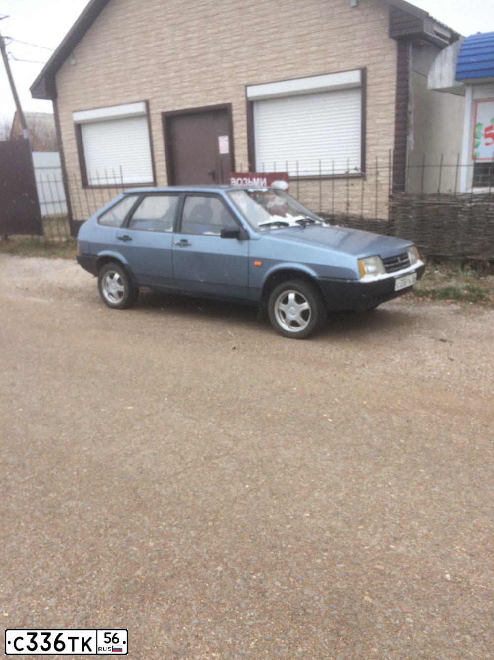 Фото автомобиля LADA 2109 SAMARA, 1994 — госномер С336ТК56. Цвет: СИНИЙ