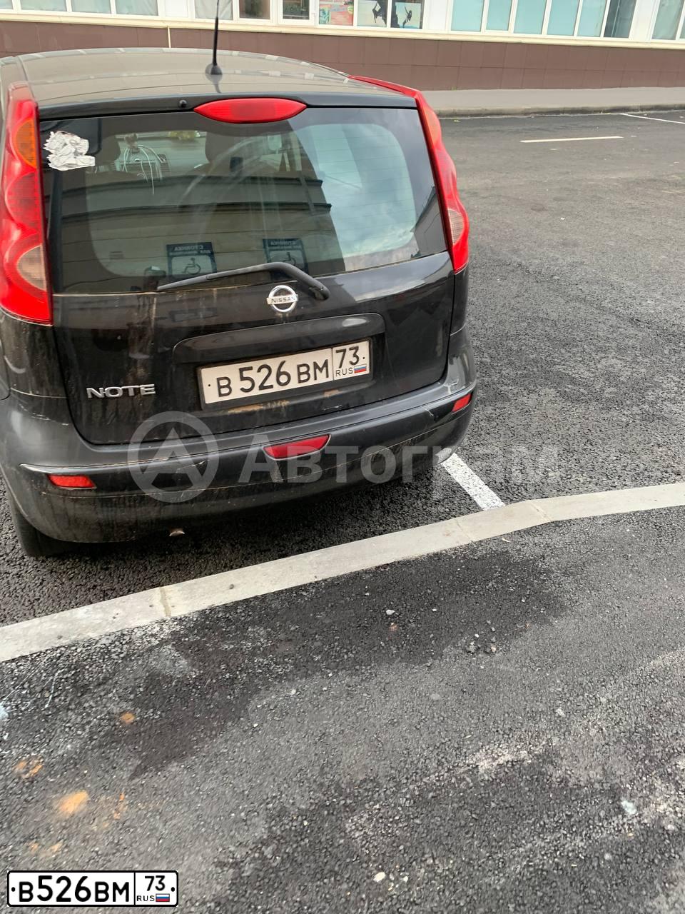 Фото автомобиля NISSAN NOTE, 2008 — госномер М968МА21