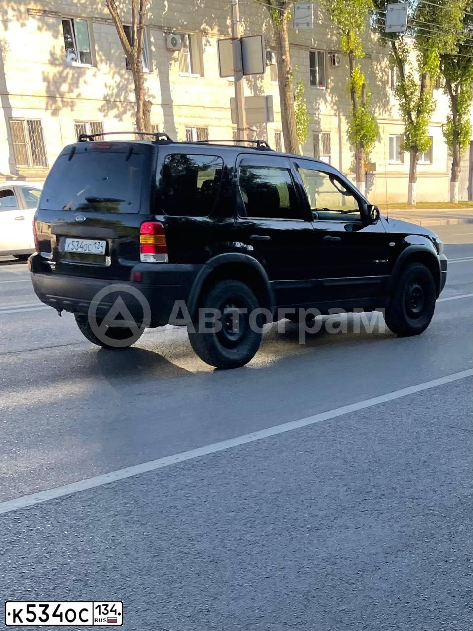 Фото автомобиля FORD MAVERICK, 2006 — госномер К534ОС134. Цвет: ЧЕРНЫЙ